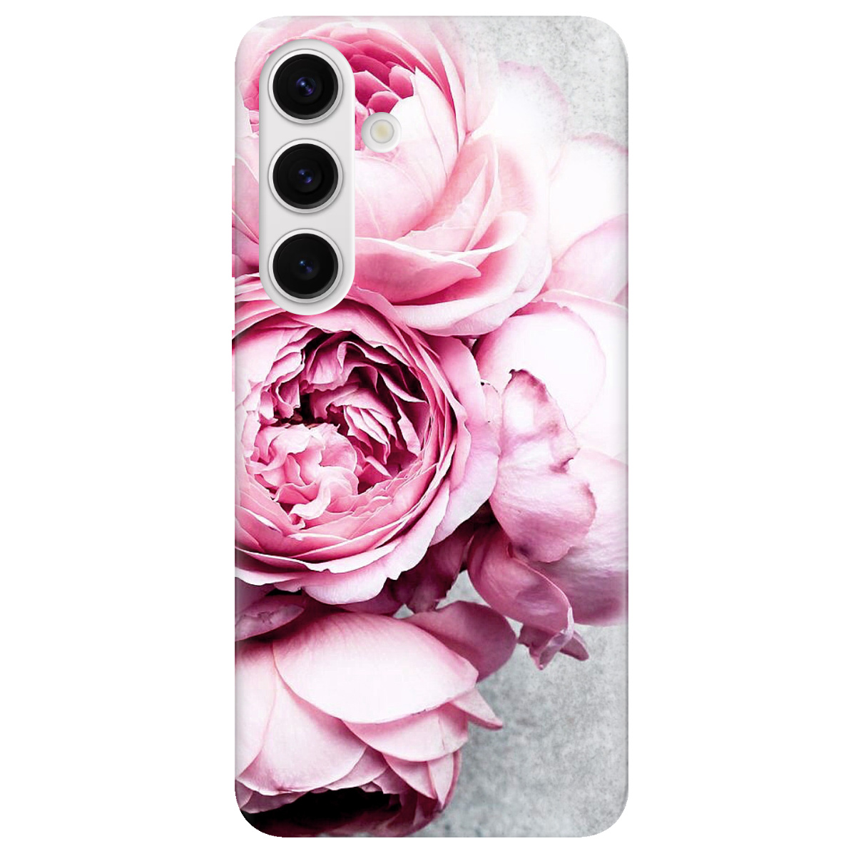 Чохол для Samsung Galaxy S25 Plus прозорий Peony - фото 1 - Чохли для телефонів