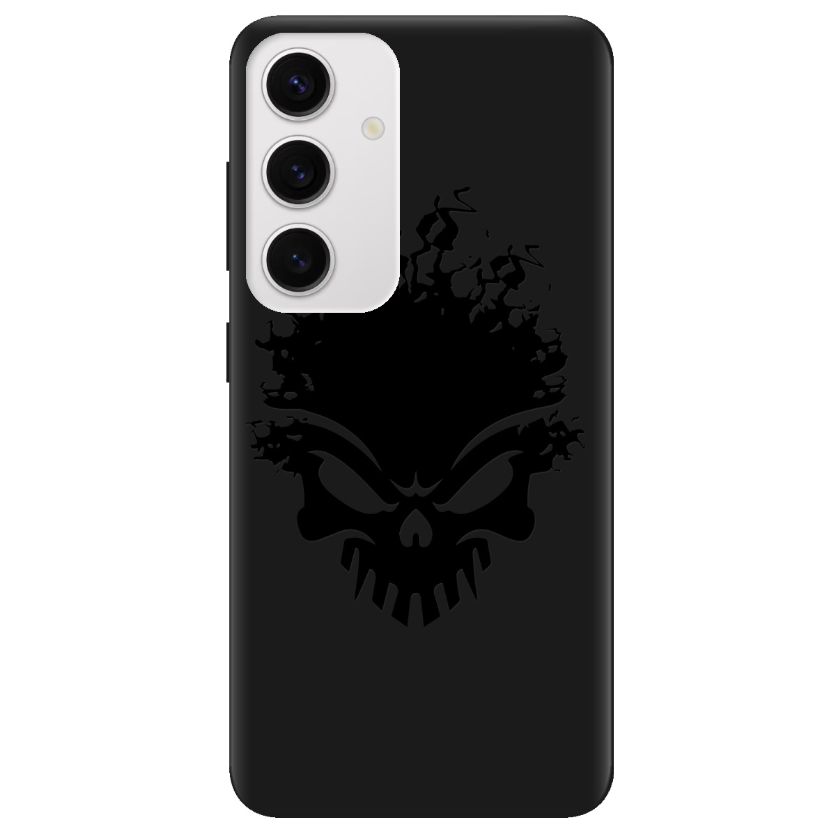 Чохол для Samsung Galaxy S25 Plus чорний матовий soft touch Ugolek - фото 1 - Чохли для телефонів