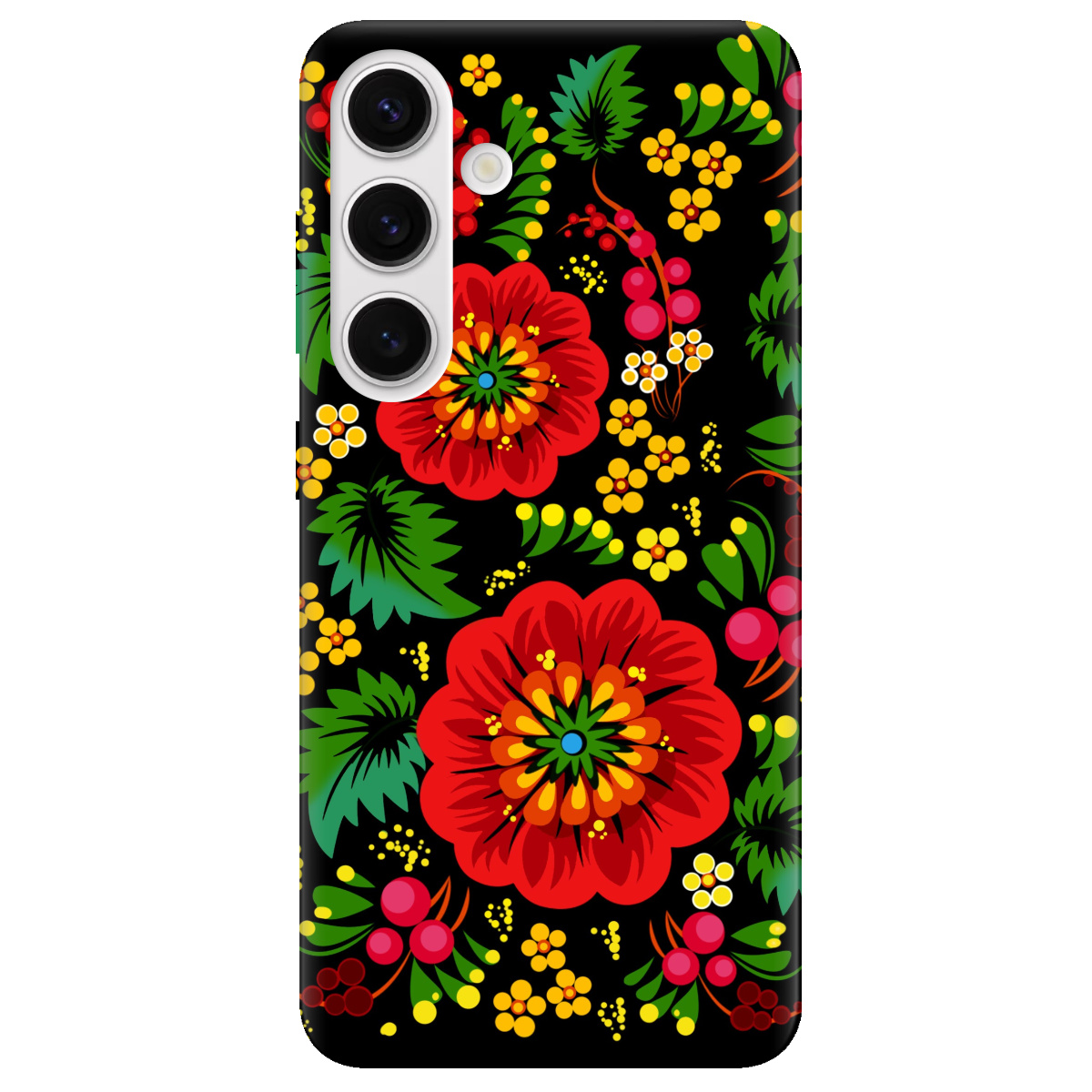 Чехол для Samsung Galaxy S25 Plus прозрачный Ukrainian art - фото 1 - Чехлы для телефонов