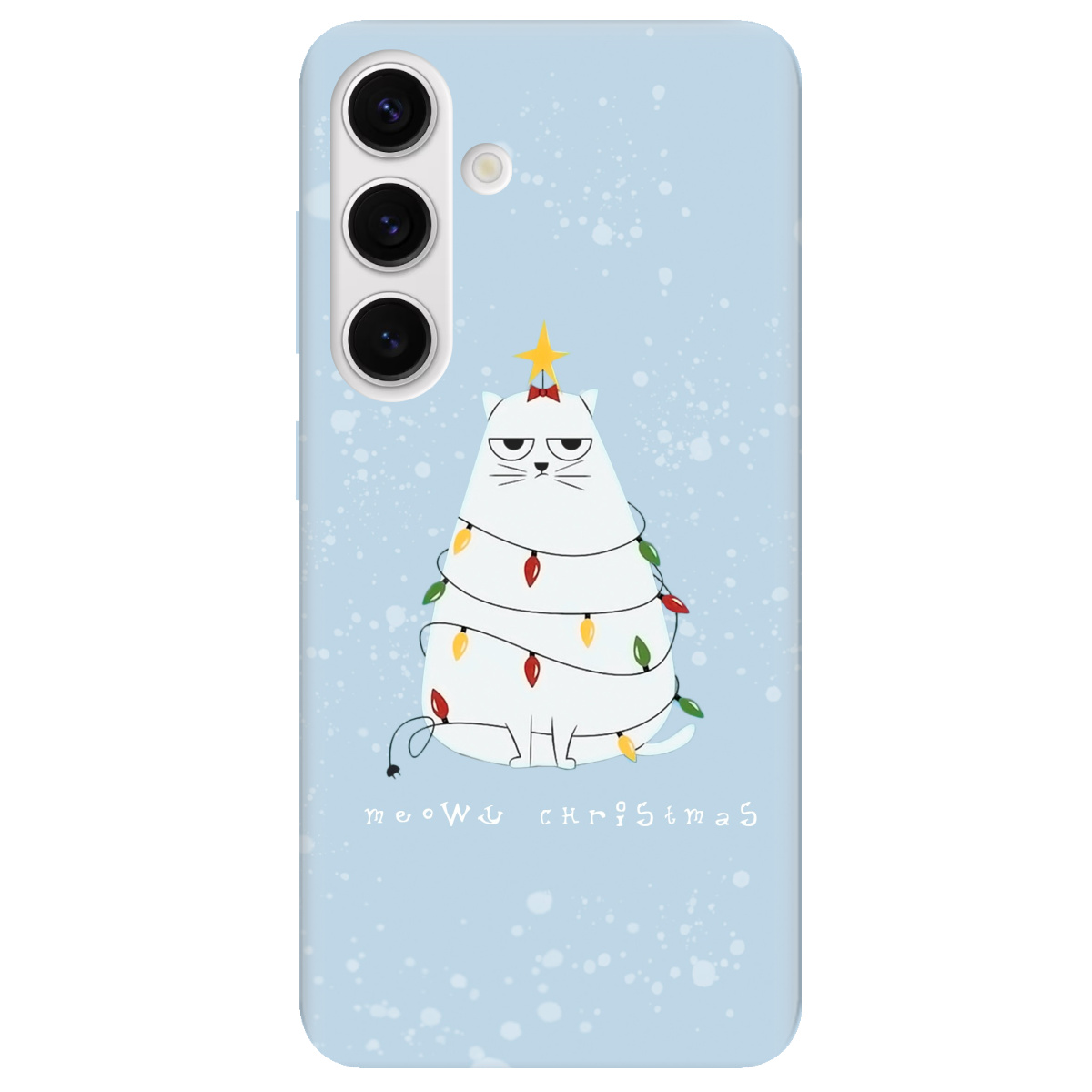 Чехол для Samsung Galaxy S25 Plus прозрачный Meowy - фото 1 - Чехлы для телефонов