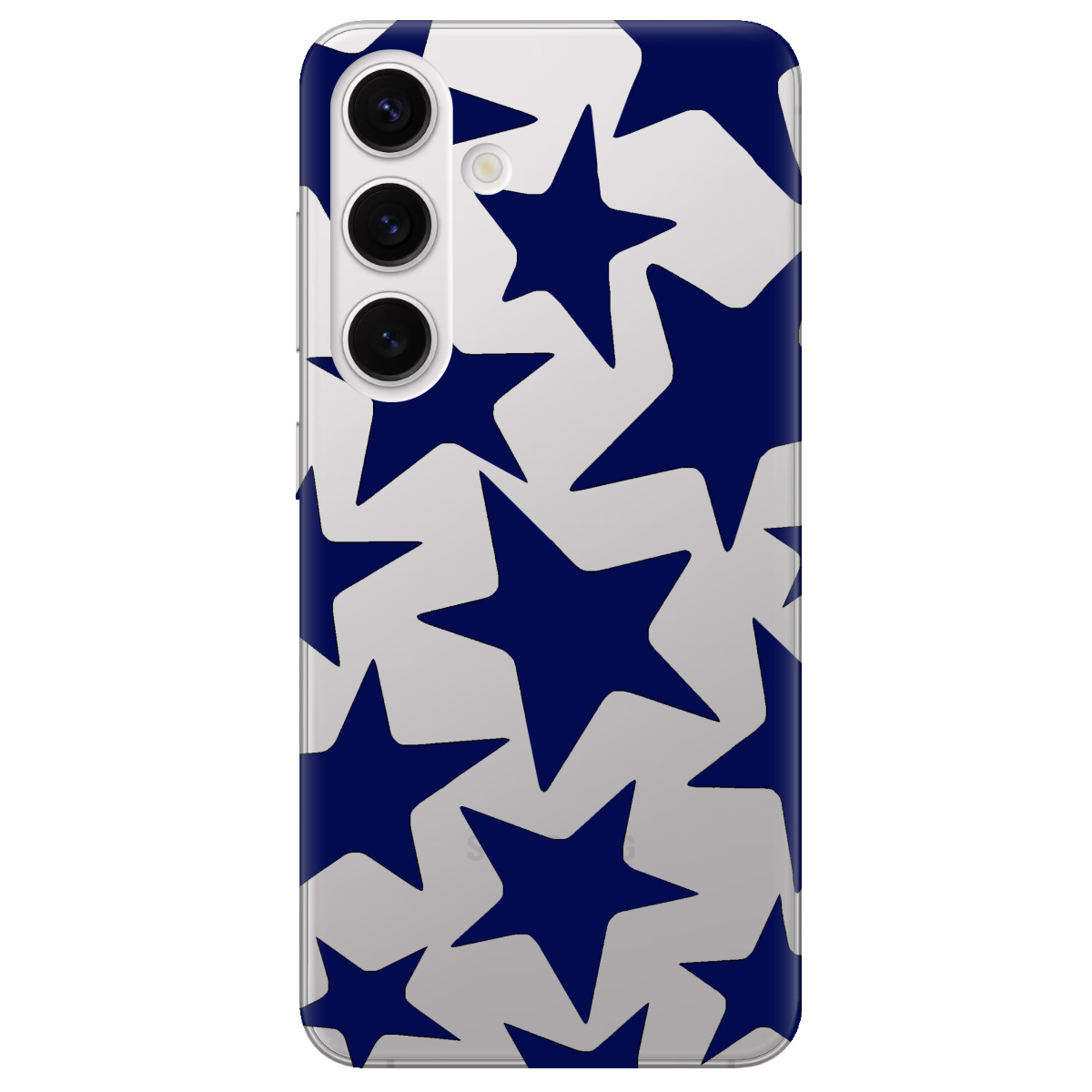 Чехол для Samsung Galaxy S25 Plus прозрачный Blue Star - фото 1 - Чехлы для телефонов