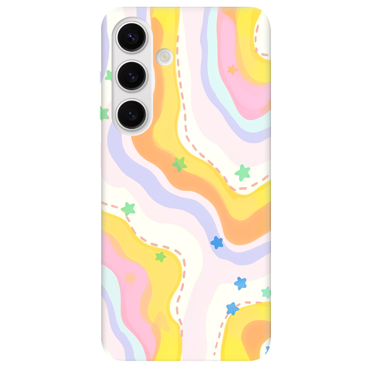 Чехол для Samsung Galaxy S24 Plus прозрачный Candy Clouds - фото 1 - Чехлы для телефонов