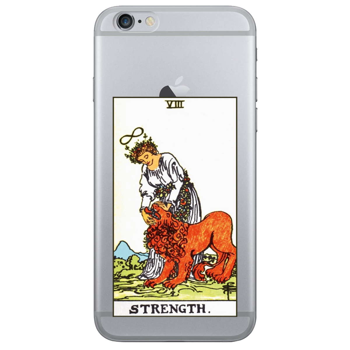 Чохол для Apple iPhone 6/6S прозорий Таро Сила - фото 1 Чохол для Apple iPhone 6/6S прозорий Таро Сила - фото 1 - Чохли для телефонів