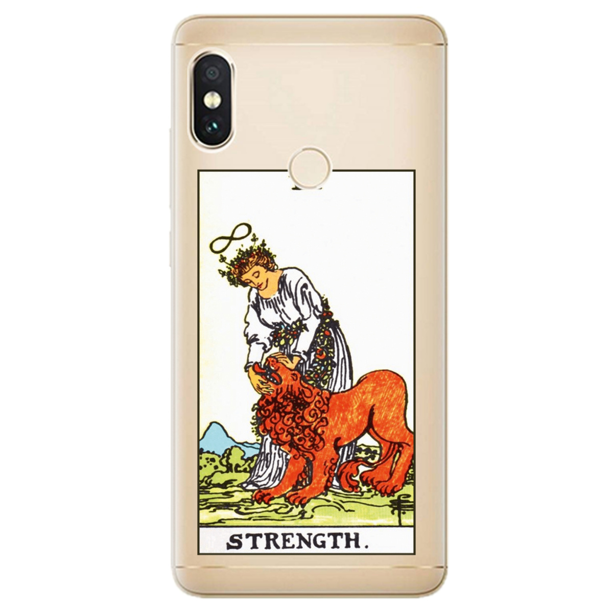 Чохол для Xiaomi Redmi Note 5 прозорий Таро Сила - фото 1 - Чохли для телефонів