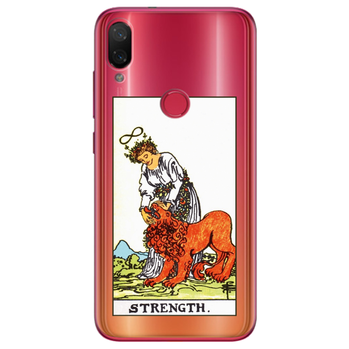 Чохол для Xiaomi Mi Play прозорий Таро Сила - фото 1 - Чохли для телефонів