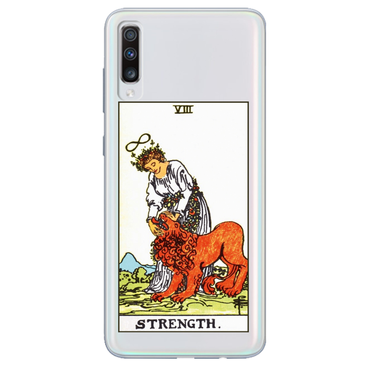 Чохол для Samsung Galaxy A70 прозорий Таро Сила - фото 1 - Чохли для телефонів