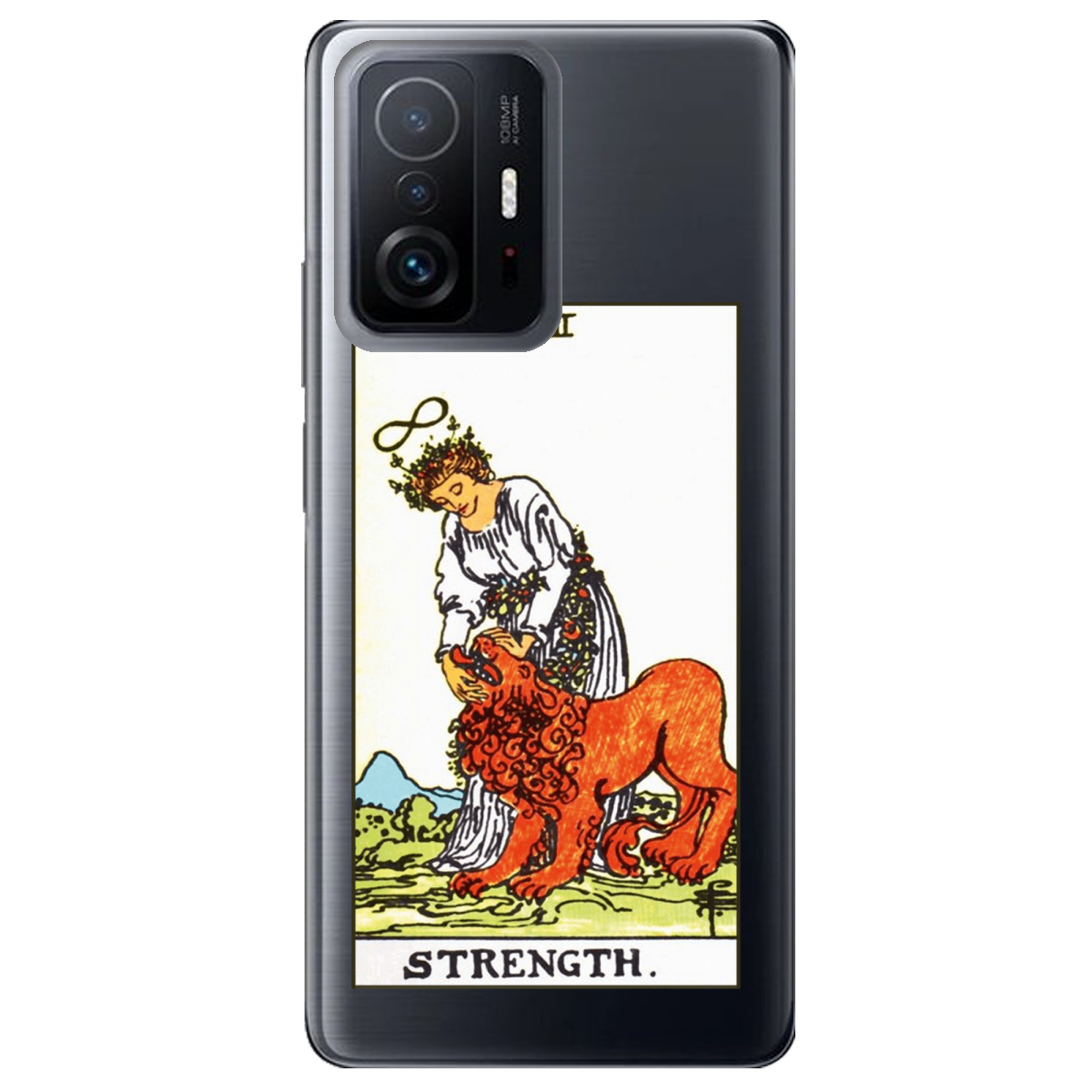 Чохол для Xiaomi 11T прозорий Таро Сила - фото 1 - Чохли для телефонів