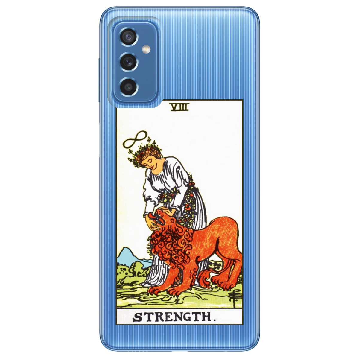 Чохол для Samsung Galaxy M52 прозорий Таро Сила - фото 1 - Чохли для телефонів