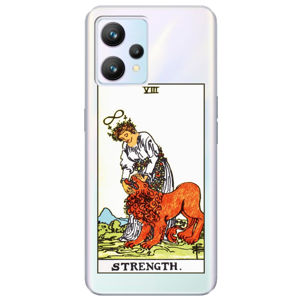 Чехол для Realme 9 прозрачный Таро Сила - фото 1 - Чехлы для телефонов