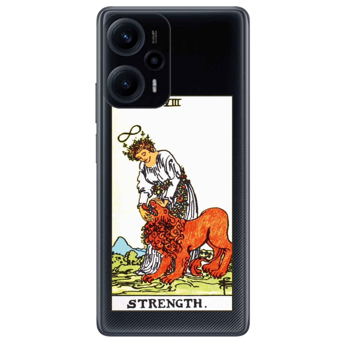 Чохол для Xiaomi Poco F5 прозорий Таро Сила - фото 1 - Чохли для телефонів