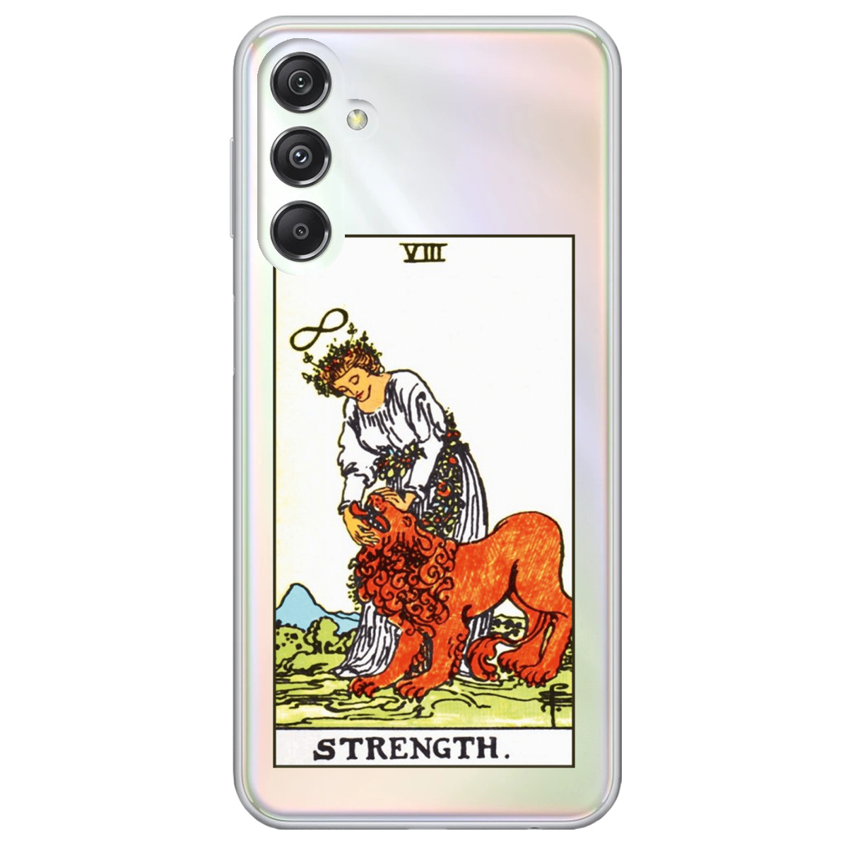 Чехол для Samsung Galaxy M34 5G прозрачный Таро Сила - фото 1 - Чехлы для телефонов