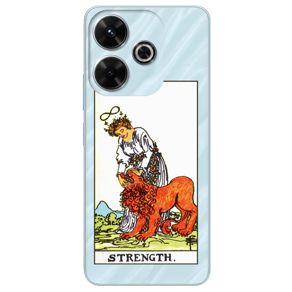 Чехол для Xiaomi Poco M6 4G прозрачный Таро Сила - фото 1 - Чехлы для телефонов