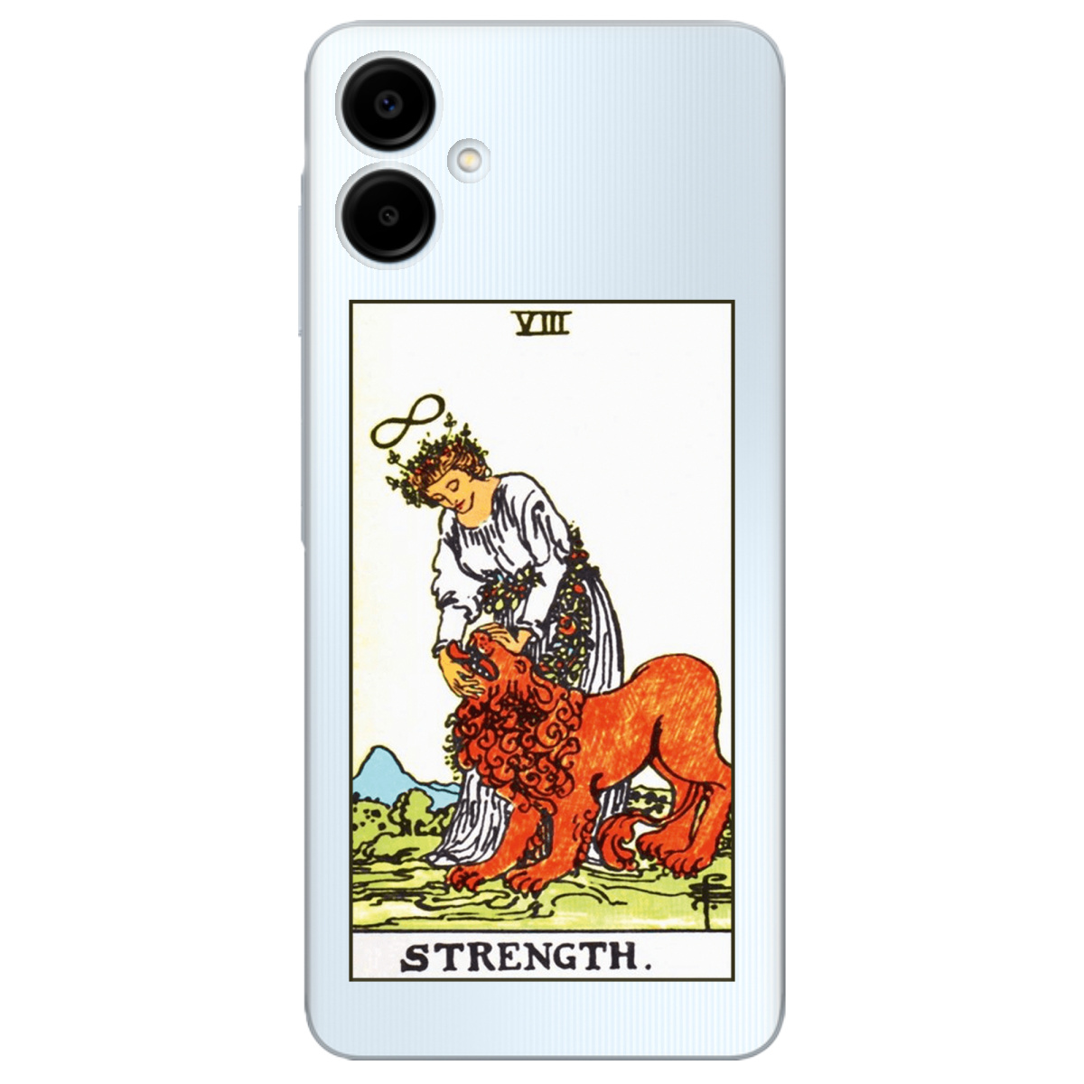 Чехол для Samsung Galaxy A06 прозрачный Таро Сила - фото 1 - Чехлы для телефонов