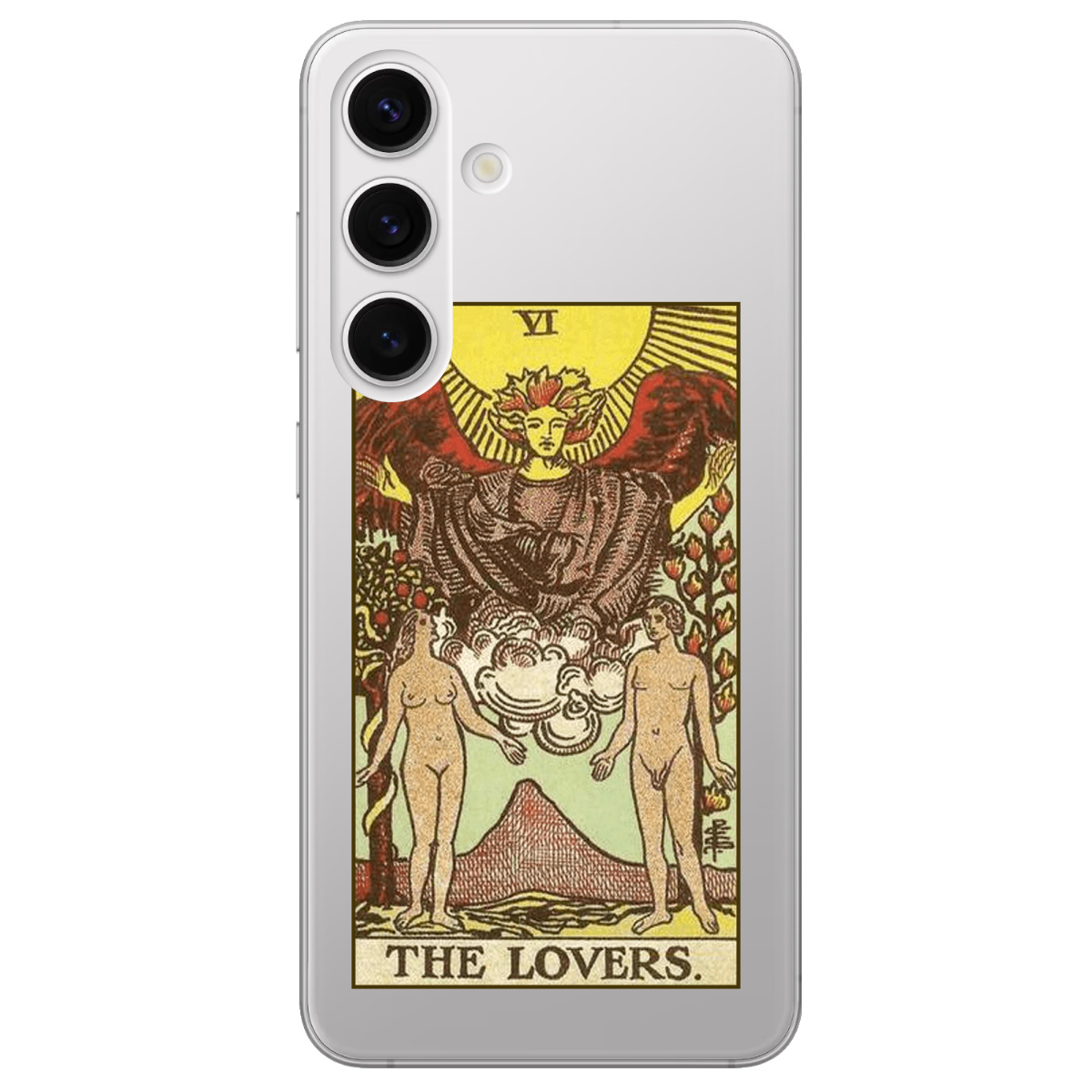 Чохол для Samsung Galaxy S24 Plus прозорий The Lovers - фото 1 - Чохли для телефонів