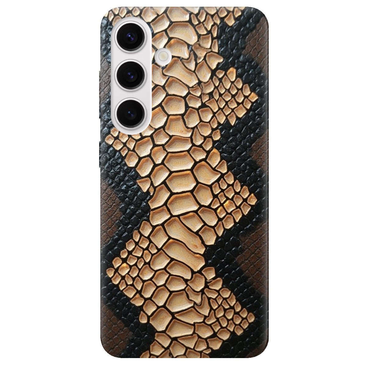 Чохол для Samsung Galaxy S25 Plus прозорий Королівська змія - фото 1 - Чохли для телефонів