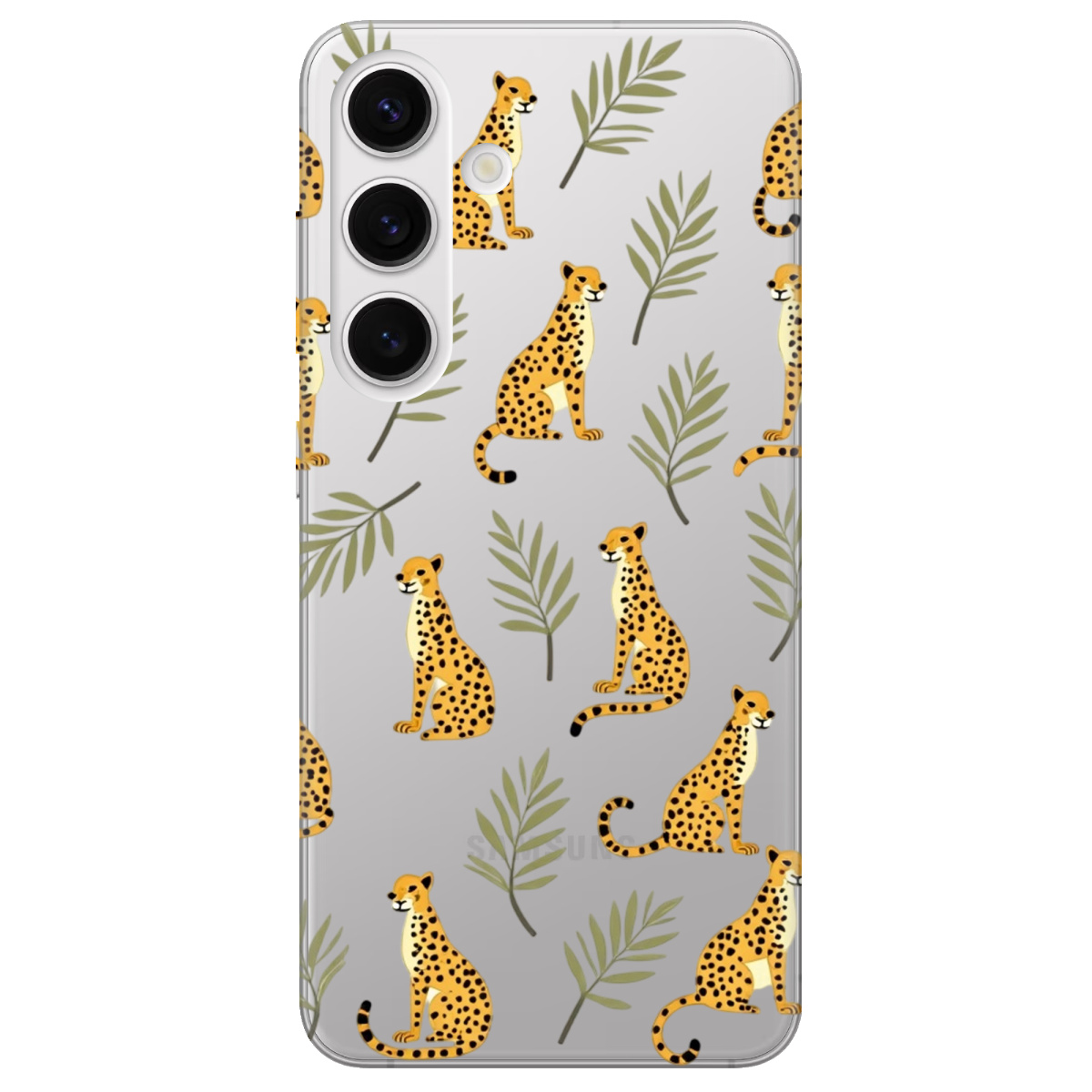 Чохол для Samsung Galaxy S24 Plus прозорий Тропічна дикість - фото 1 - Чохли для телефонів