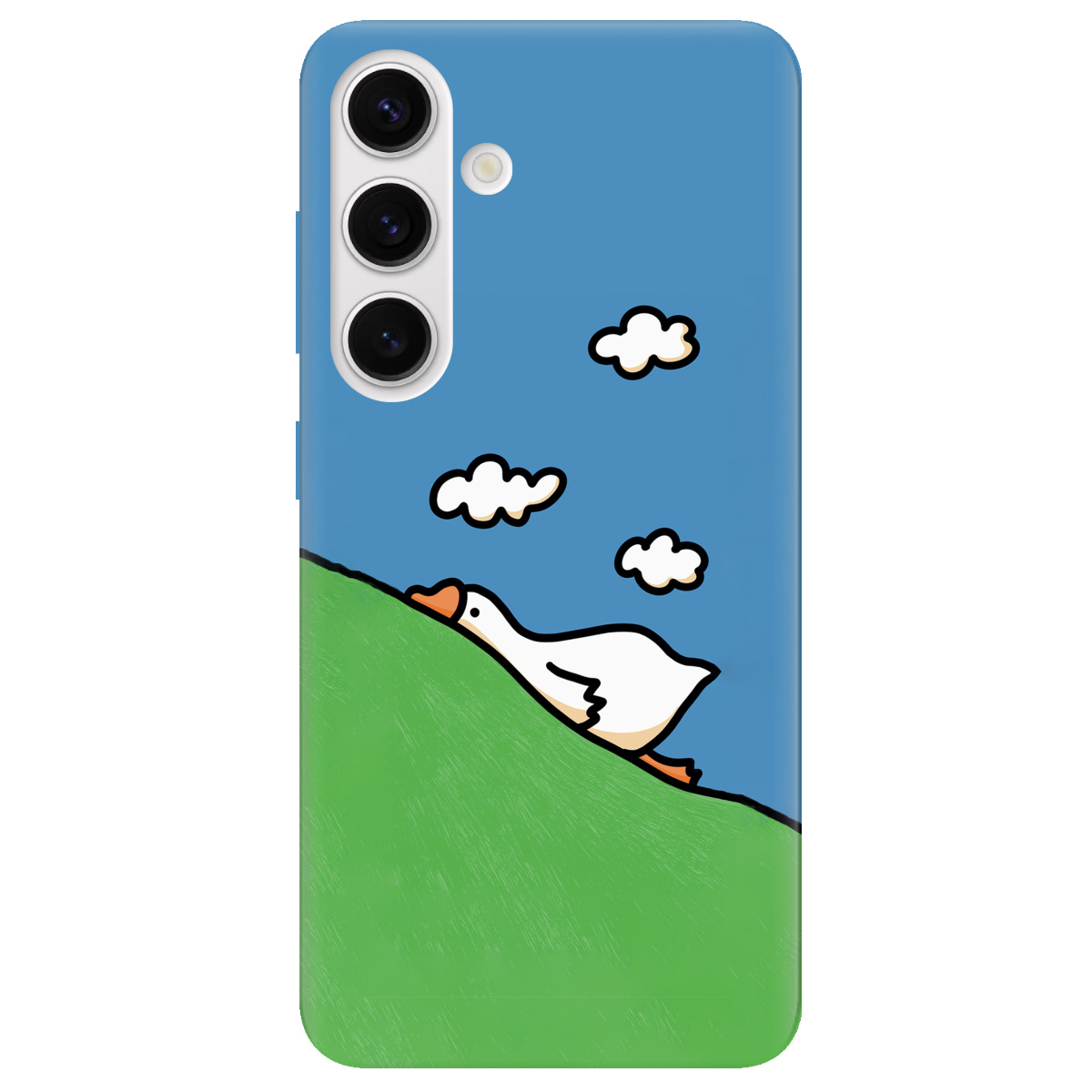 Чехол для Samsung Galaxy S24 Plus прозрачный Слизький шлях - фото 1 - Чехлы для телефонов