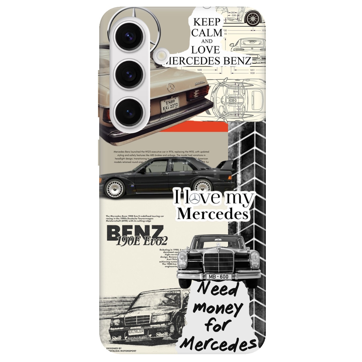 Чохол для Samsung Galaxy S25 Plus прозорий Mercedes - фото 1 - Чохли для телефонів