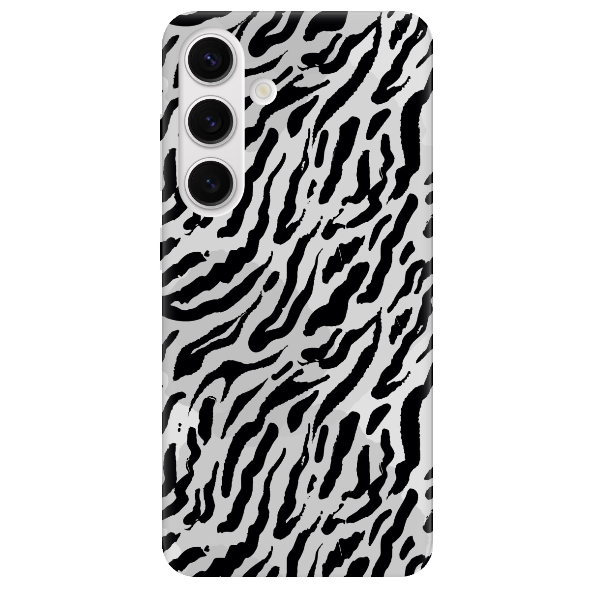 Чехол для Samsung Galaxy S24 Plus прозрачный Зебра - фото 1 Чехол для Samsung Galaxy S24 Plus прозрачный Зебра - фото 1 - Чехлы для телефонов