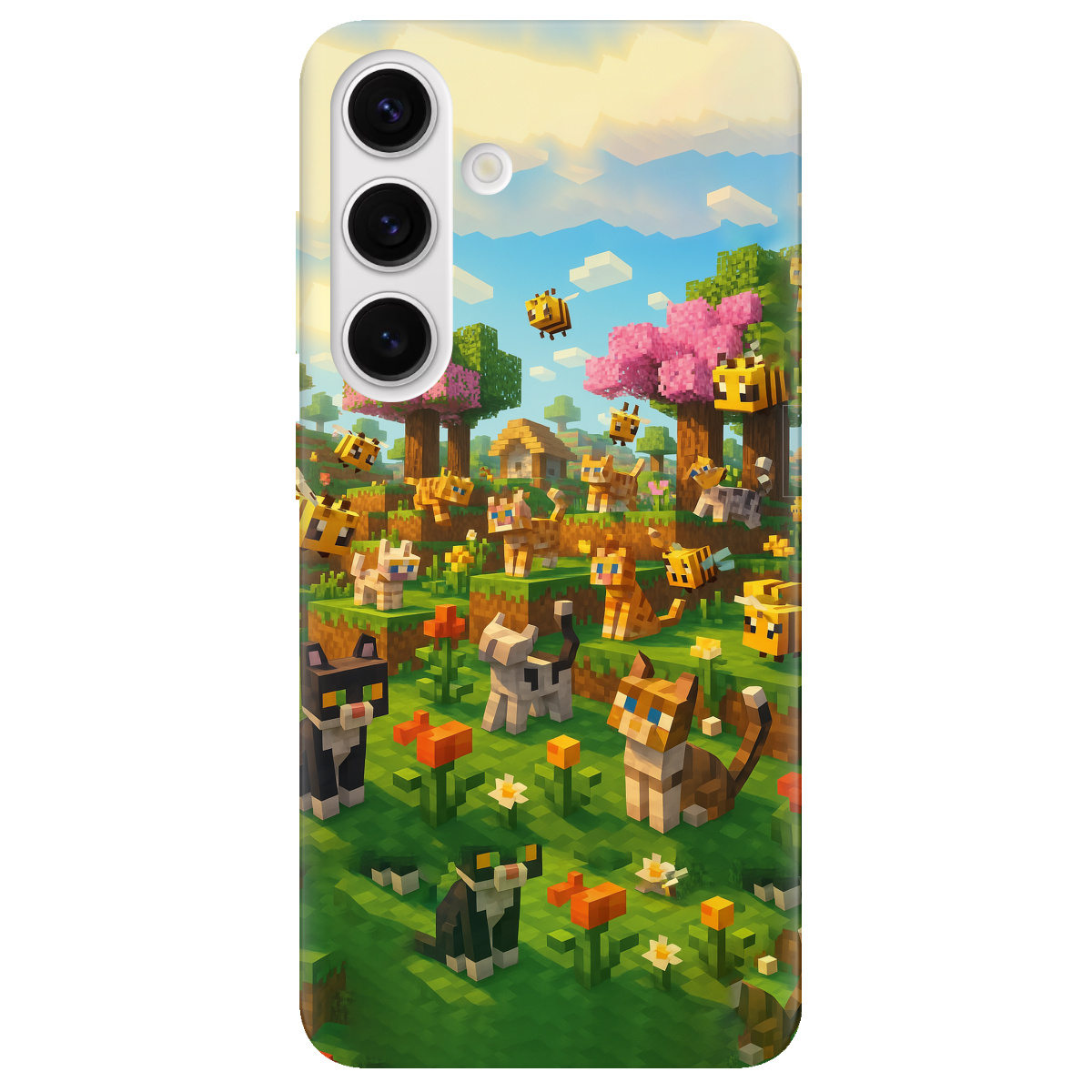 Чехол для Samsung Galaxy S25 Plus прозрачный Піксельні герої - фото 1 - Чехлы для телефонов