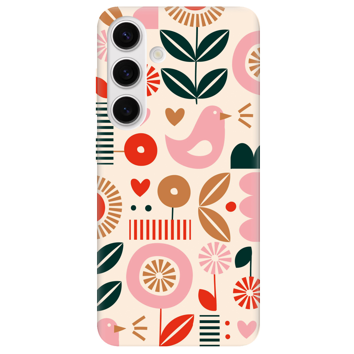 Чехол для Samsung Galaxy S24 Plus прозрачный Квіткова симфонія - фото 1 - Чехлы для телефонов