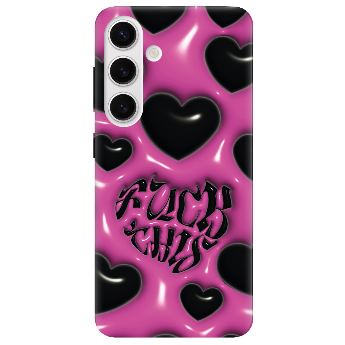 Чехол для Samsung Galaxy S24 Plus прозрачный Зухвалі серця - фото 1 Чехол для Samsung Galaxy S24 Plus прозрачный Зухвалі серця - фото 1 - Чехлы для телефонов