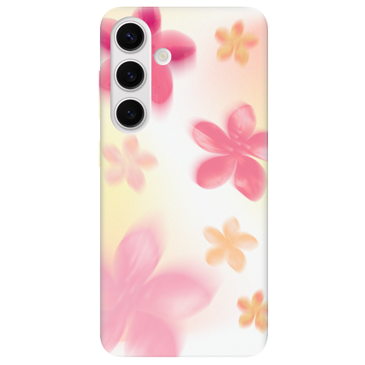 Чехол для Samsung Galaxy S25 Plus прозрачный Квітковий подих - фото 1 - Чехлы для телефонов