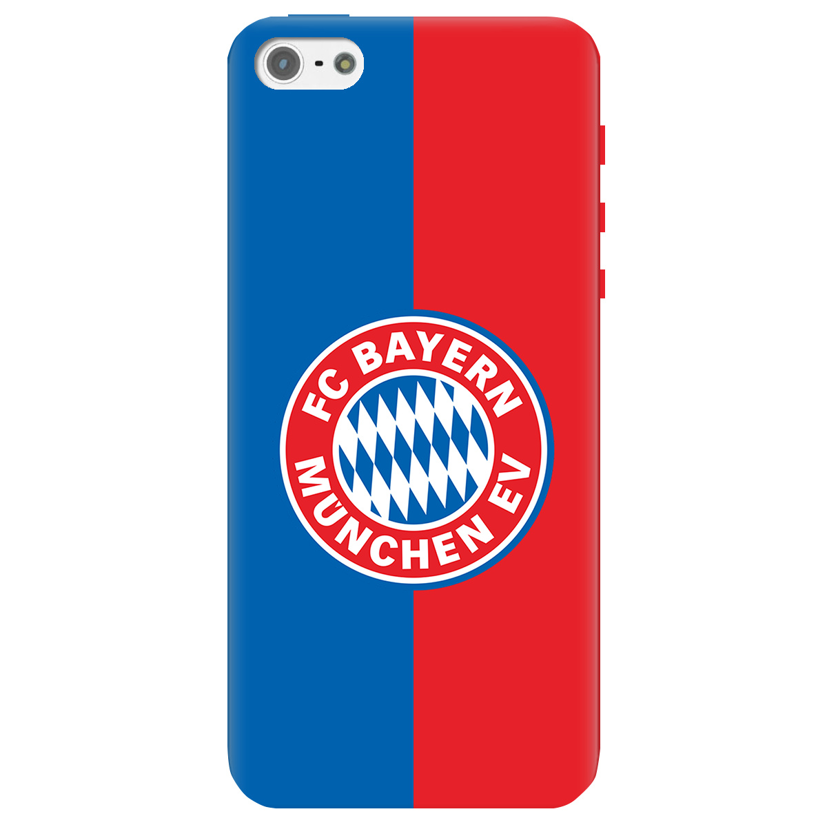 Чохол для Apple iPhone 5/5S прозорий FC Bayern München Баварія Мюнхен - фото 1 - Чохли для телефонів