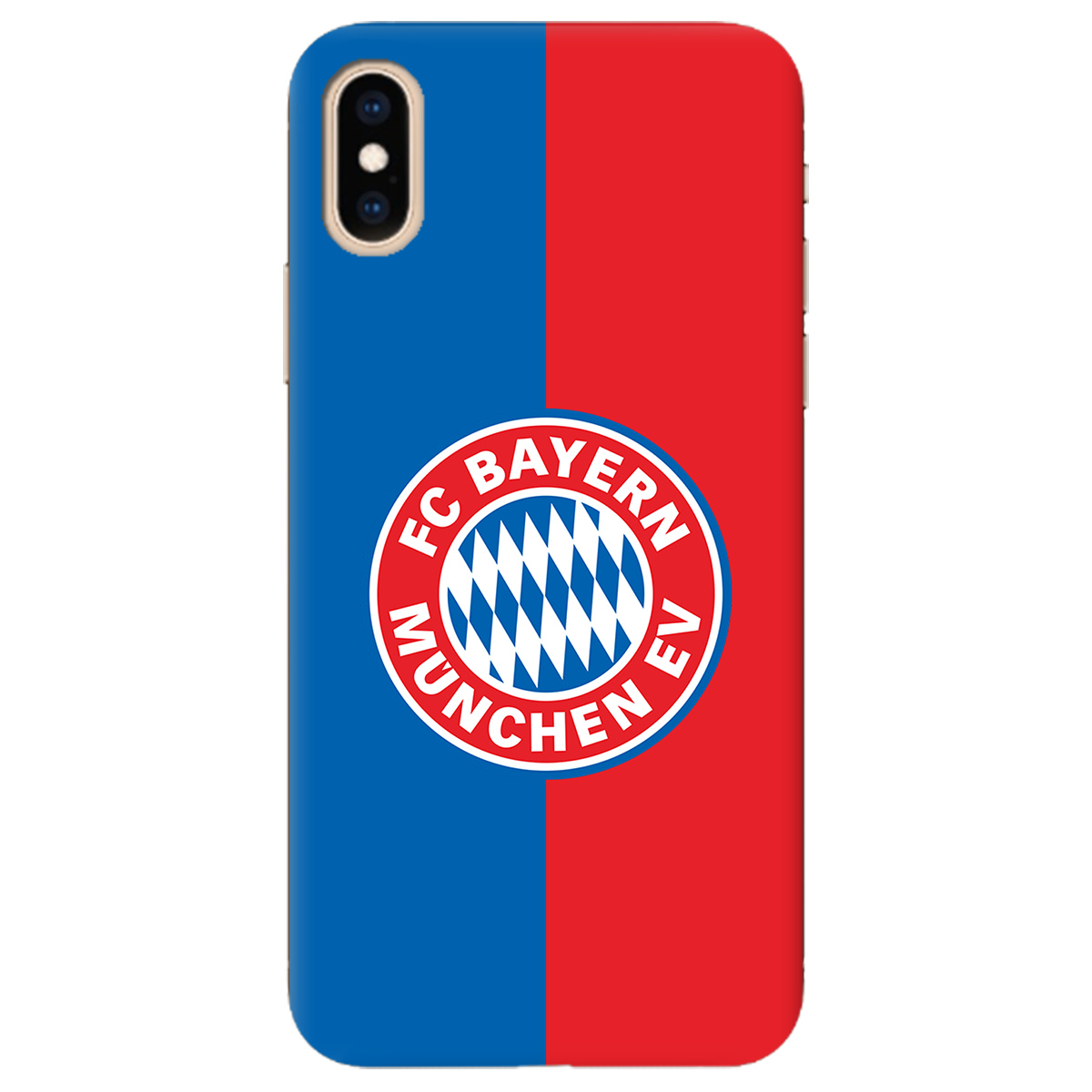 Чехол для Apple iPhone XS прозрачный FC Bayern München Бавария Мюнхен - фото 1 - Чехлы для телефонов