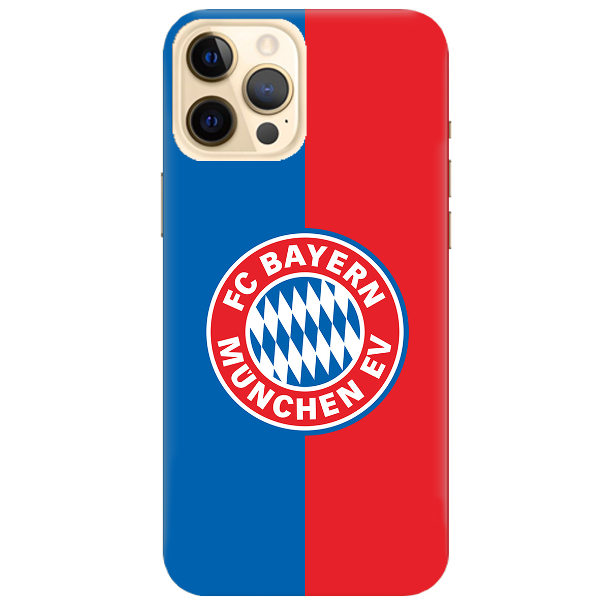 Чехол для Apple iPhone 12 Pro Max прозрачный FC Bayern München Бавария Мюнхен - фото 1 - Чехлы для телефонов