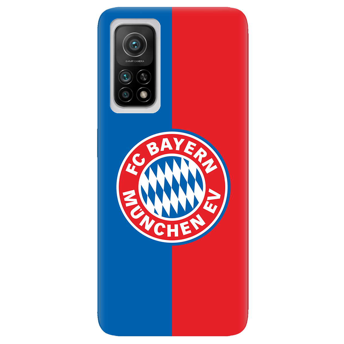 Чохол для Xiaomi Mi 10T/Mi 10T Pro прозорий FC Bayern München Баварія Мюнхен - фото 1 - Чохли для телефонів