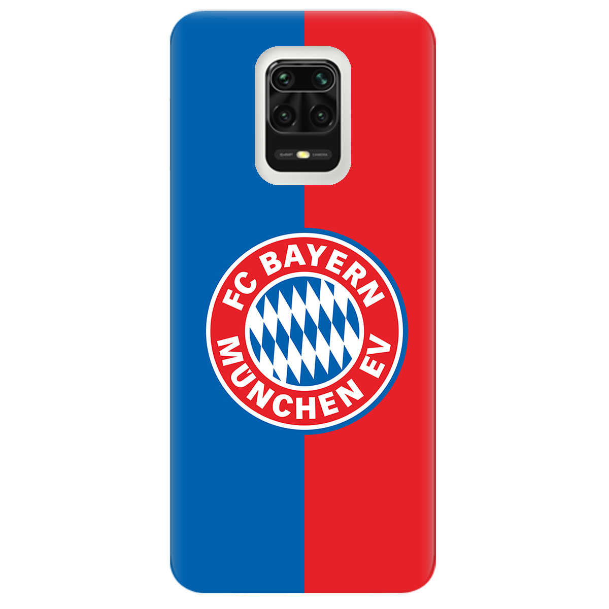 Чохол для Xiaomi Redmi Note 9 Pro прозорий FC Bayern München Баварія Мюнхен - фото 1 - Чохли для телефонів