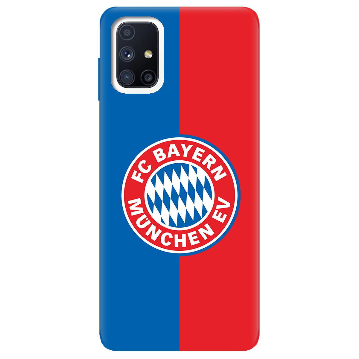 Чехол для Samsung Galaxy M51 прозрачный FC Bayern München Бавария Мюнхен - фото 1 - Чехлы для телефонов
