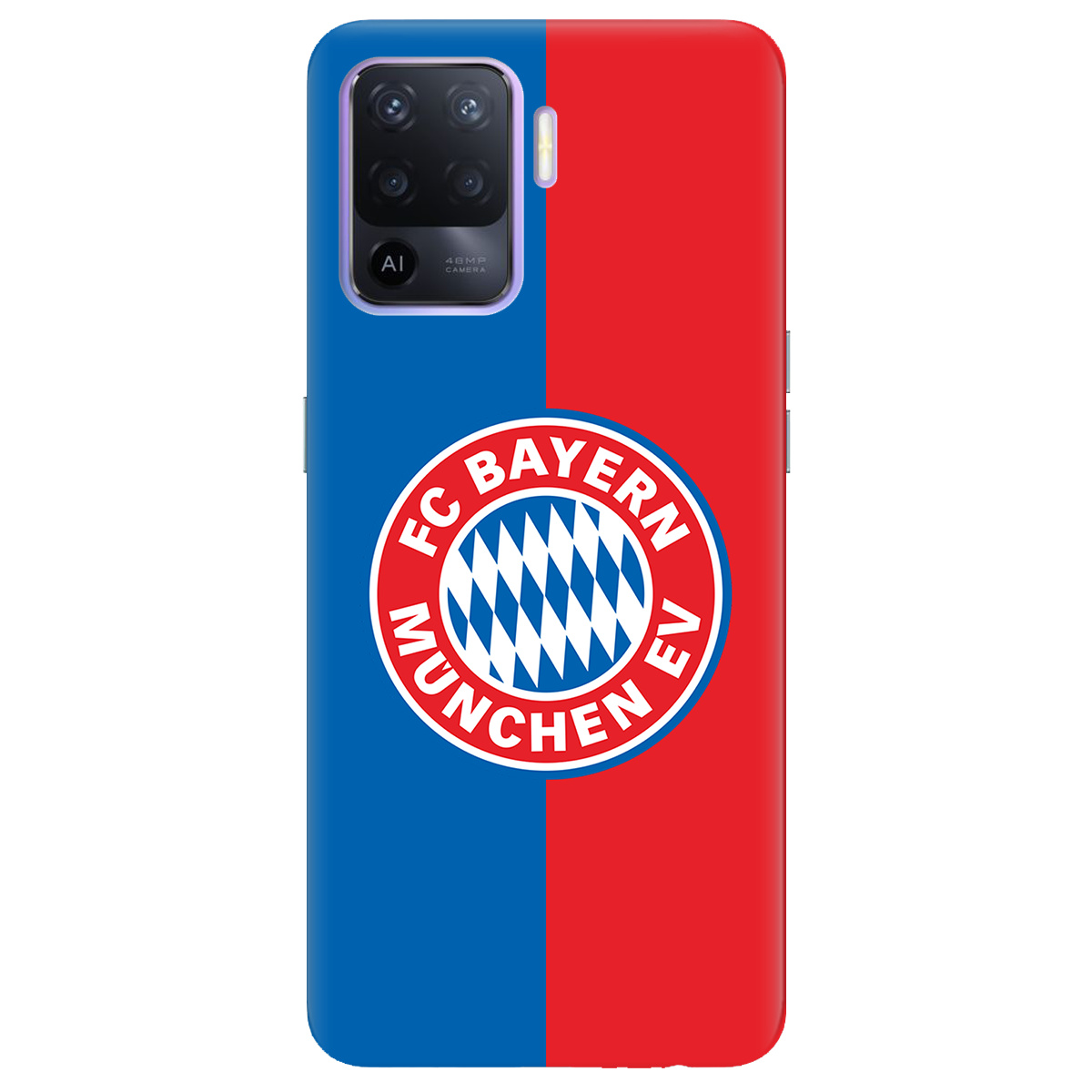 Чехол для Oppo Reno 5 Lite прозрачный FC Bayern München Бавария Мюнхен - фото 1 - Чехлы для телефонов