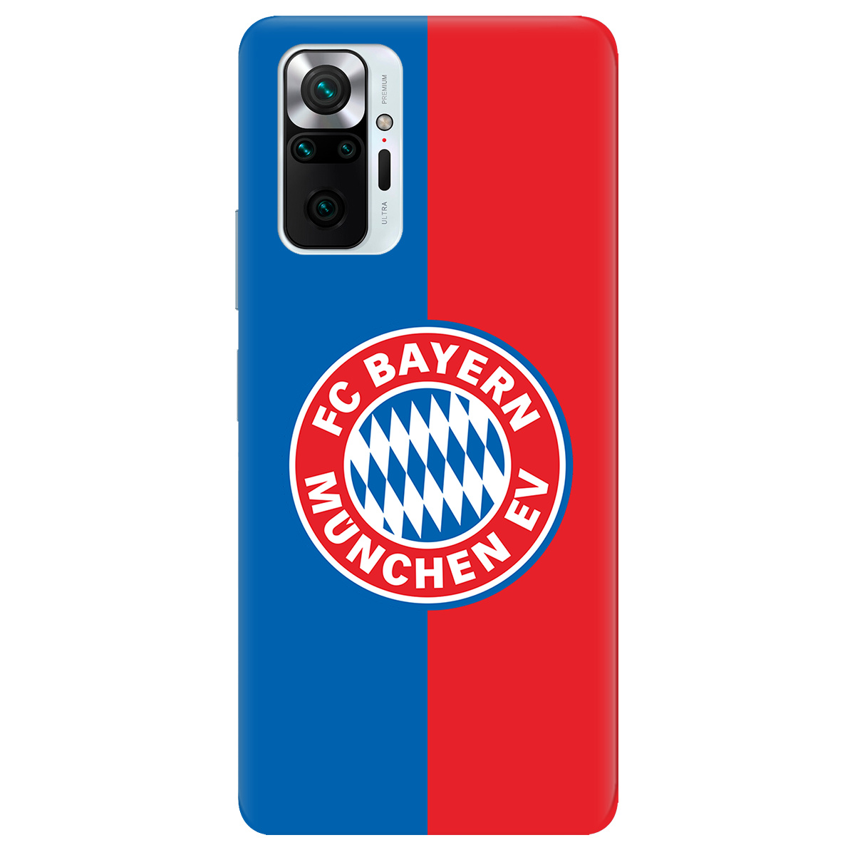 Чохол для Xiaomi Redmi Note 10 Pro прозорий FC Bayern München Баварія Мюнхен - фото 1 - Чохли для телефонів
