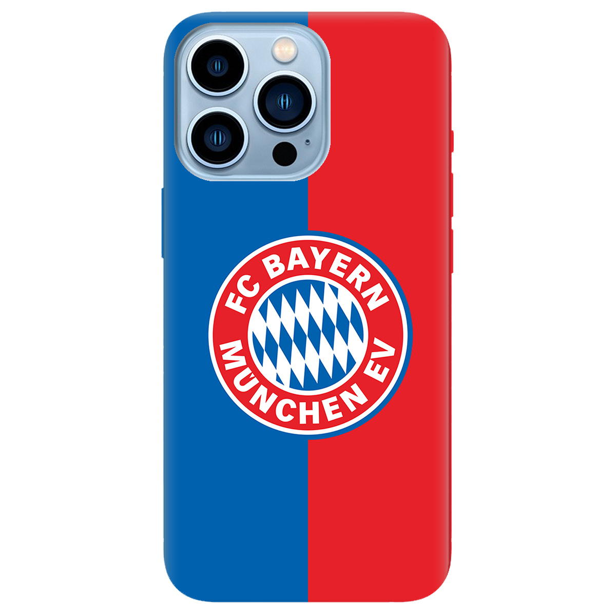 Чохол для Apple iPhone 13 Pro Max прозорий FC Bayern München Баварія Мюнхен - фото 1 Чохол для Apple iPhone 13 Pro Max прозорий FC Bayern München Баварія Мюнхен - фото 1 - Чохли для телефонів