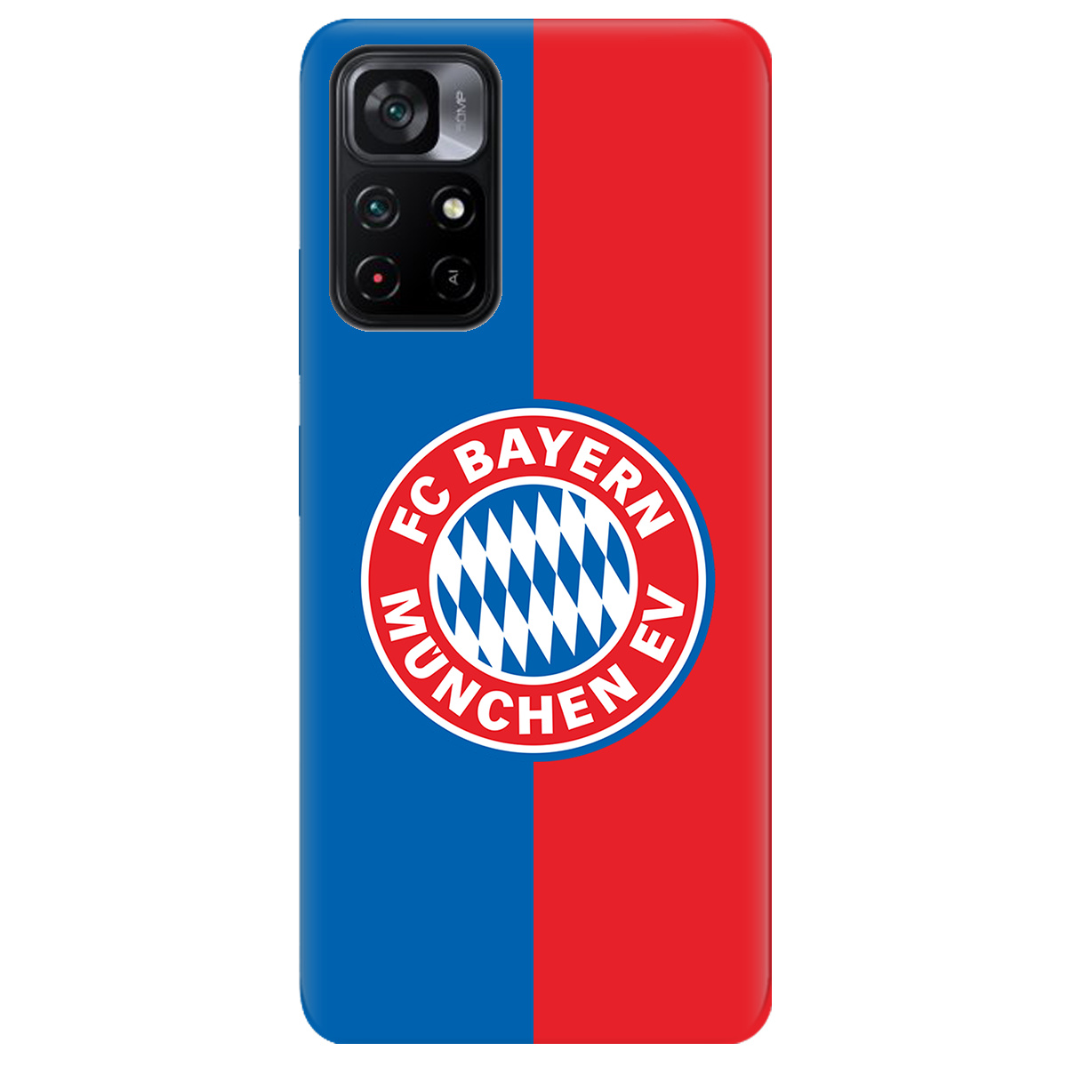 Чехол для Xiaomi Poco M4 Pro 5G прозрачный FC Bayern München Бавария Мюнхен - фото 1 - Чехлы для телефонов