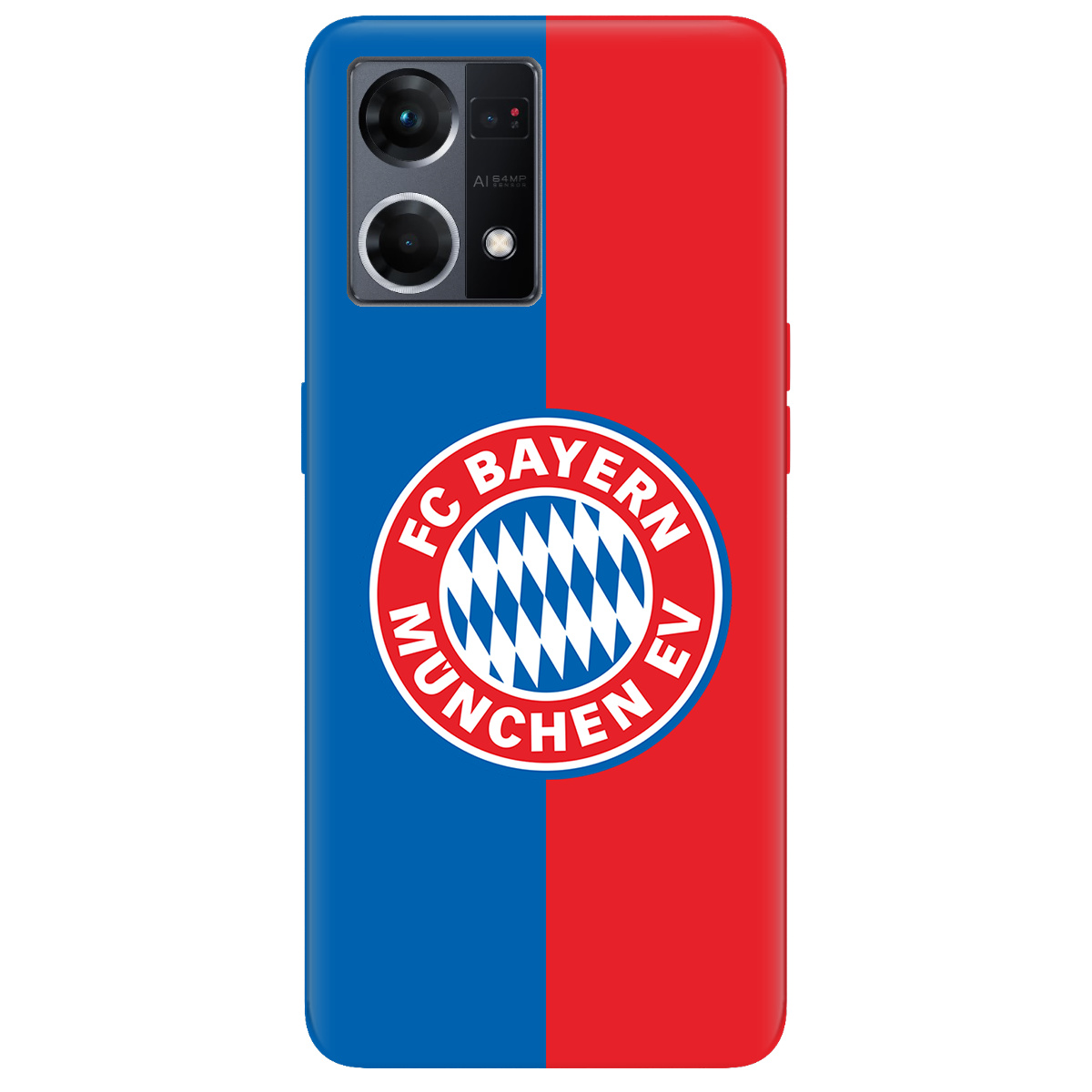 Чехол для Oppo Reno  7 4G прозрачный FC Bayern München Бавария Мюнхен - фото 1 - Чехлы для телефонов