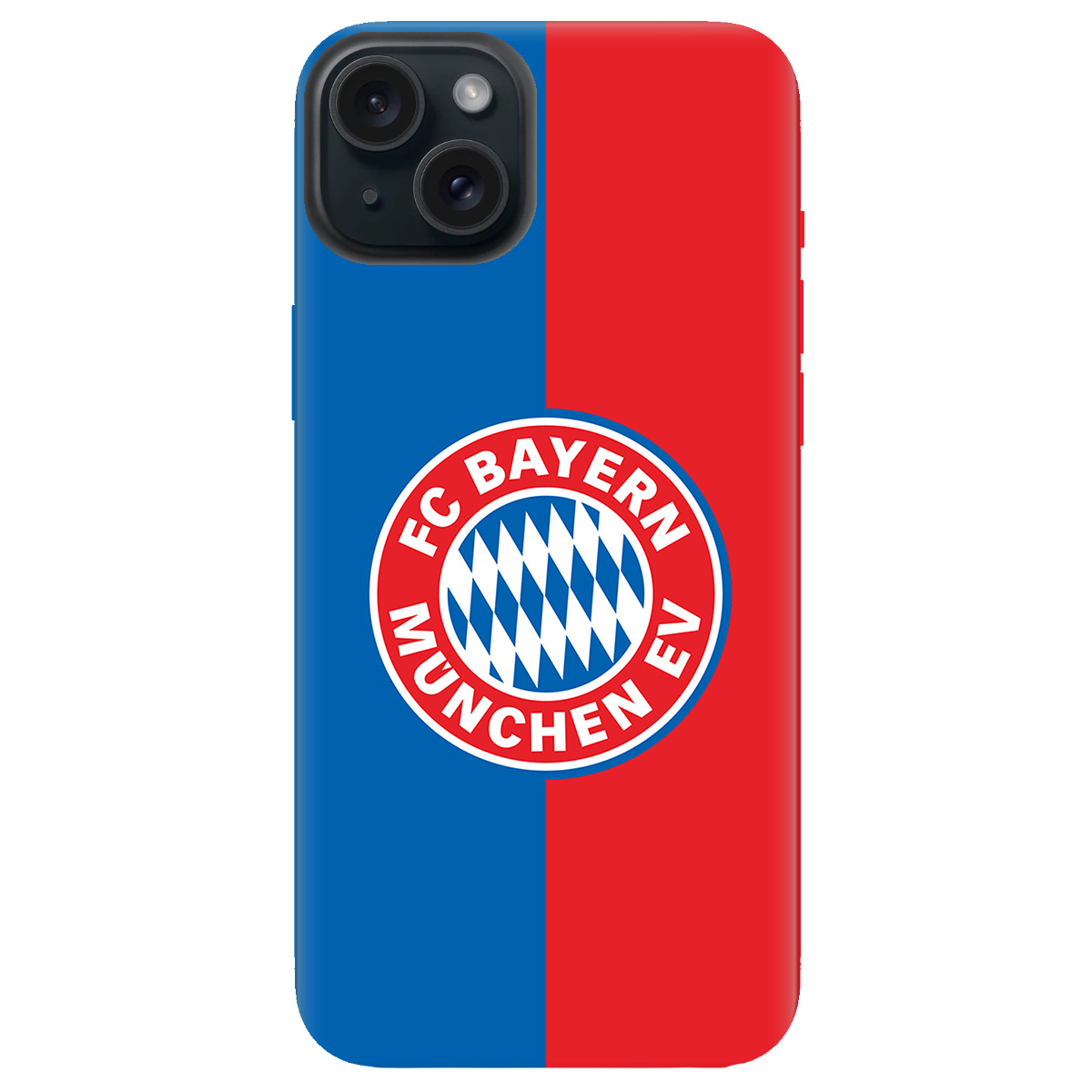 Чохол для Apple iPhone 15 прозорий FC Bayern München Баварія Мюнхен - фото 1 Чохол для Apple iPhone 15 прозорий FC Bayern München Баварія Мюнхен - фото 1 - Чохли для телефонів