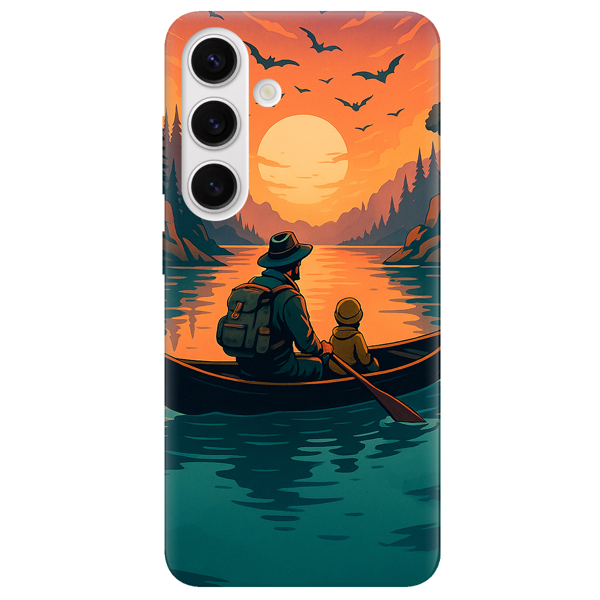 Чохол для Samsung Galaxy S24 Plus прозорий Тиха риболовля - фото 1 - Чохли для телефонів