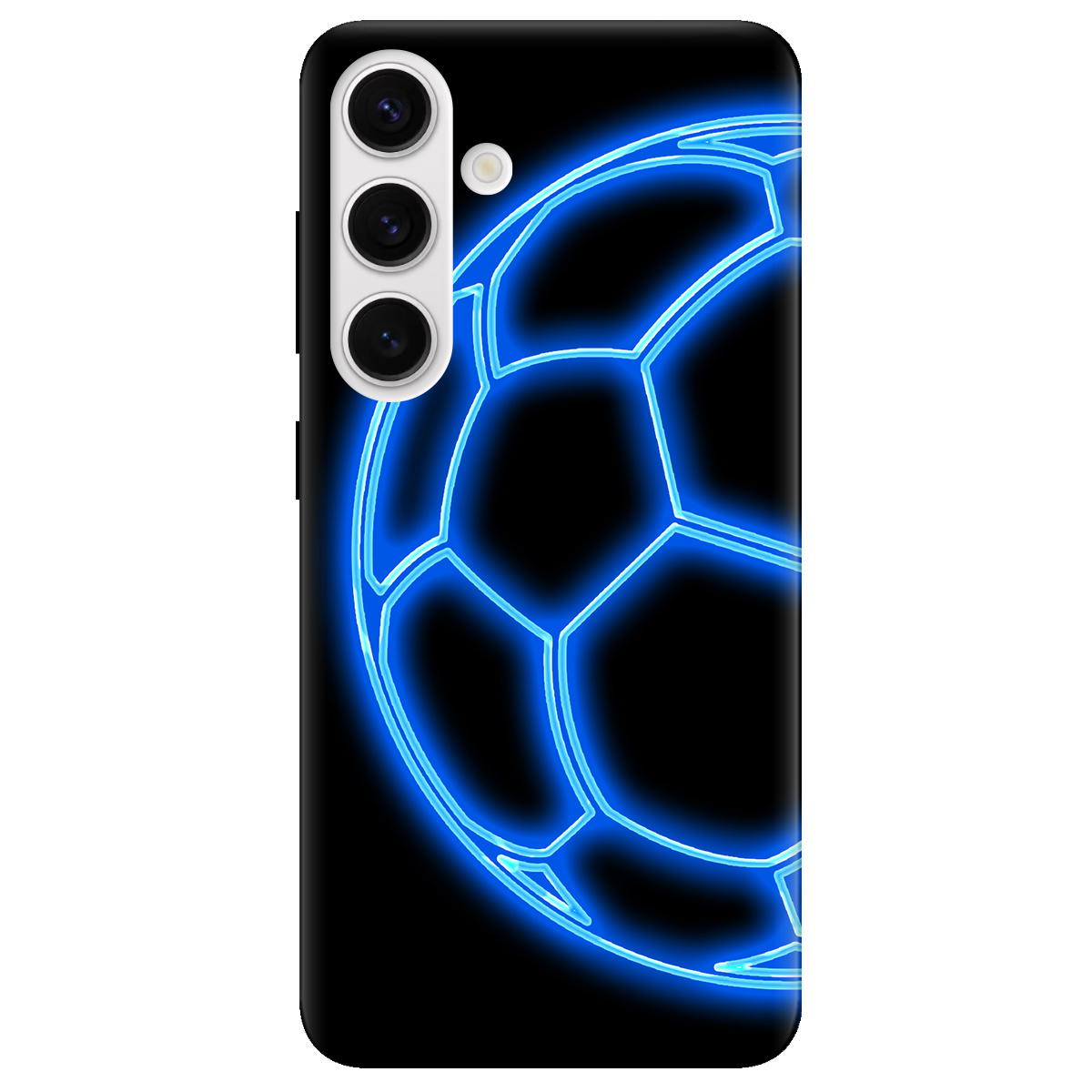 Чехол для Samsung Galaxy S25 Plus прозрачный Неоновий мʼяч - фото 1 - Чехлы для телефонов