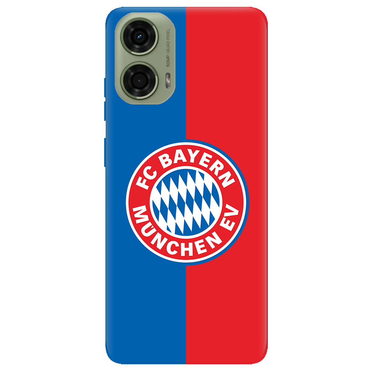 Чохол для Motorola G24 / G04 / E14 прозорий FC Bayern München Баварія Мюнхен - фото 1 - Чохли для телефонів