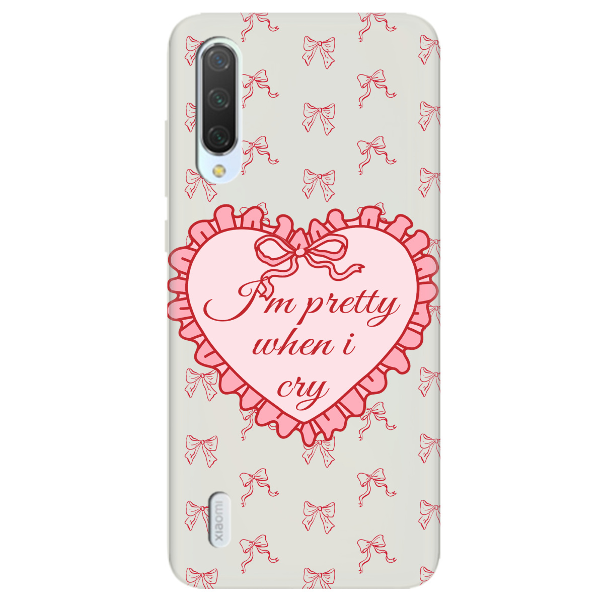Чехол для Xiaomi Mi 9 Lite полупрозрачный матовый soft touch I'm pretty - фото 1 - Чехлы для телефонов