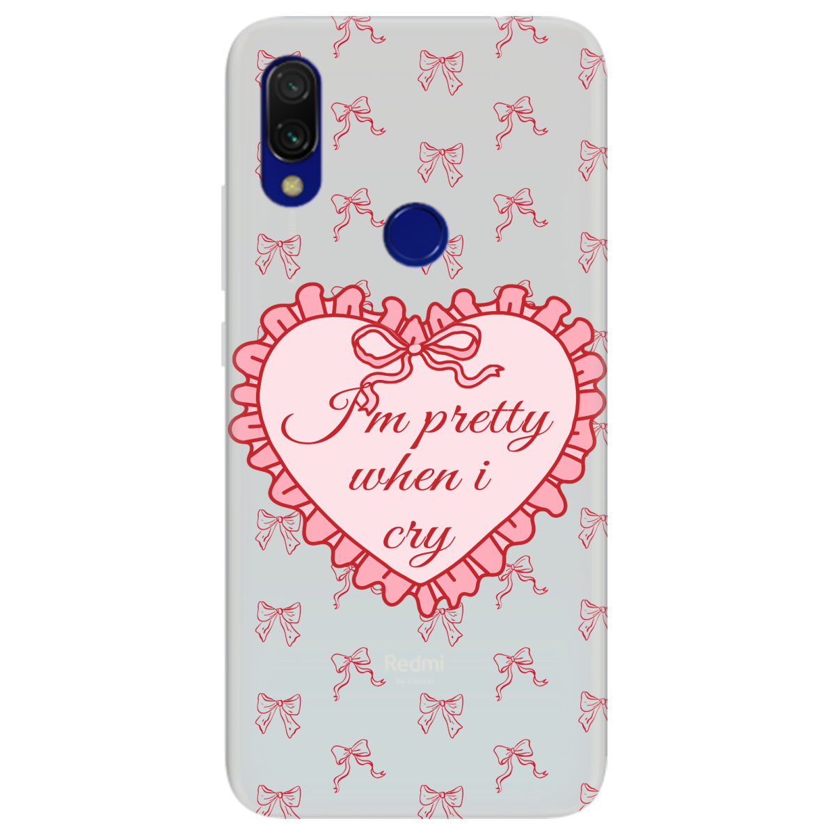 Чехол для Xiaomi Redmi Note 7 /  7Pro полупрозрачный матовый soft touch I'm pretty - фото 1 Чехол для Xiaomi Redmi Note 7 /  7Pro полупрозрачный матовый soft touch I'm pretty - фото 1 - Чехлы для телефонов
