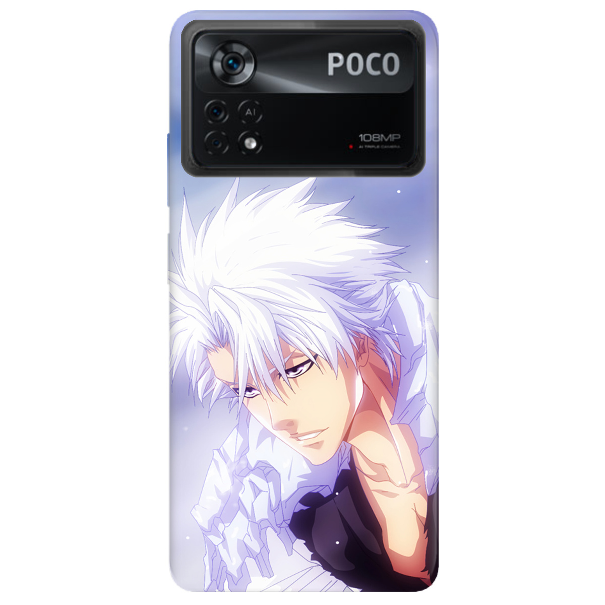 Чохол для Xiaomi Poco X4 Pro 5G прозорий Тошіро Bleach - фото 1 Чохол для Xiaomi Poco X4 Pro 5G прозорий Тошіро Bleach - фото 1 - Чохли для телефонів