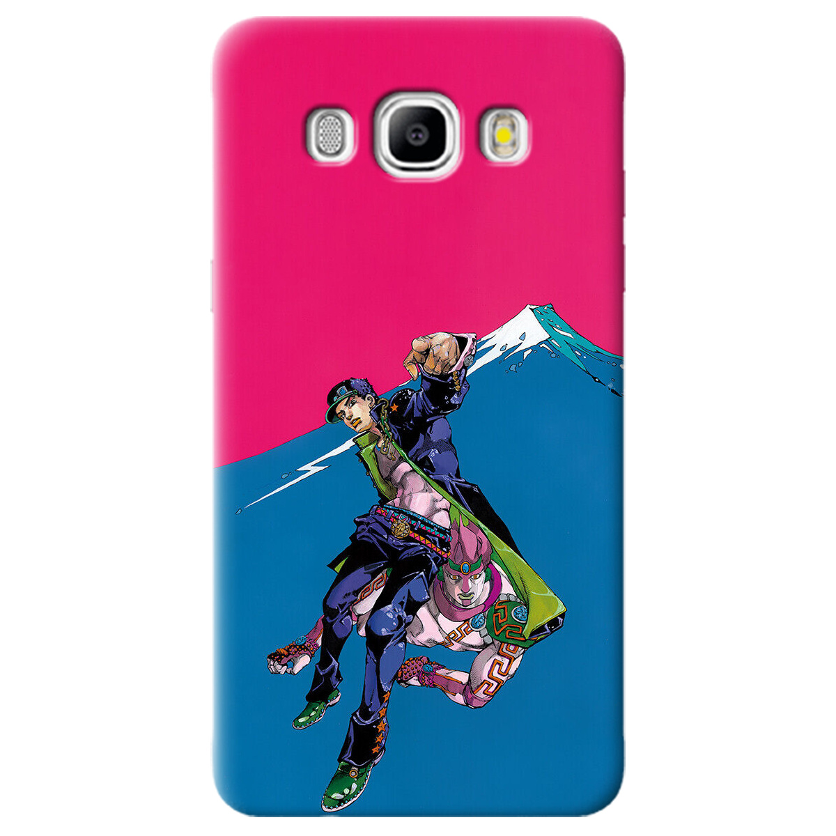 Чехол для Samsung Galaxy J5 2016 прозрачный Джотаро Куджо JoJo - фото 1 - Чехлы для телефонов