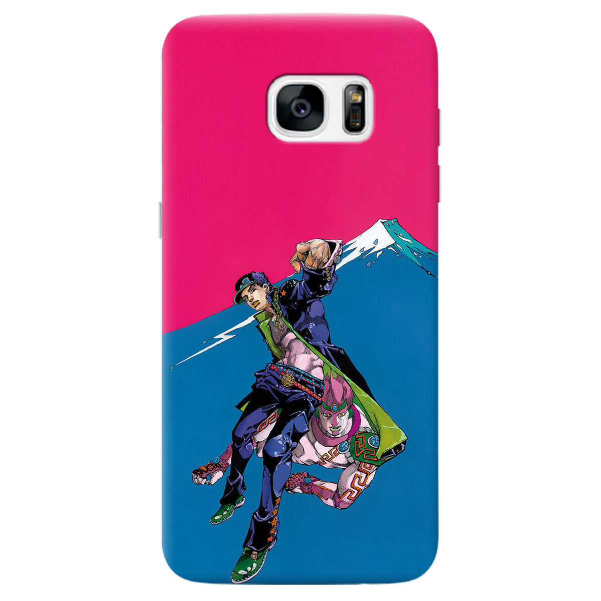 Чохол для Samsung Galaxy S7 Edge прозорий Джотаро Куджо JoJo - фото 1 - Чохли для телефонів