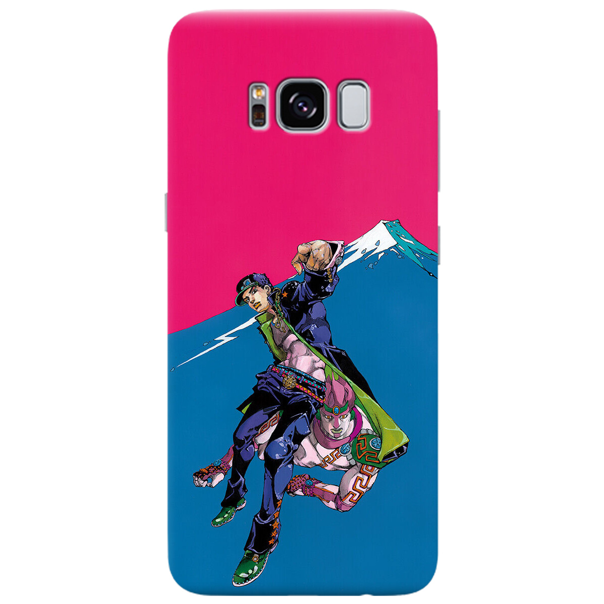 Чехол для Samsung Galaxy S8 прозрачный Джотаро Куджо JoJo - фото 1 - Чехлы для телефонов