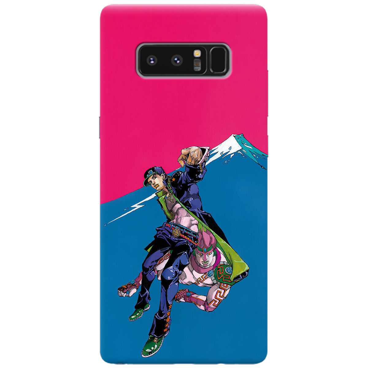 Чехол для Samsung Galaxy Note 8 прозрачный Джотаро Куджо JoJo - фото 1 Чехол для Samsung Galaxy Note 8 прозрачный Джотаро Куджо JoJo - фото 1 - Чехлы для телефонов
