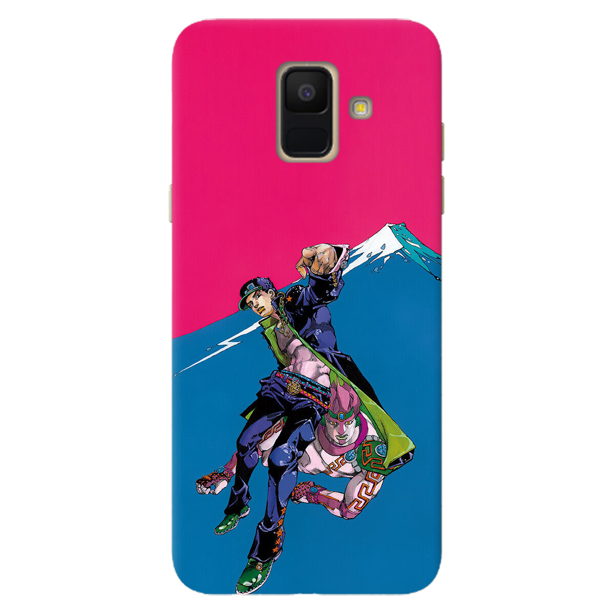 Чехол для Samsung Galaxy A6 2018 прозрачный Джотаро Куджо JoJo - фото 1 - Чехлы для телефонов